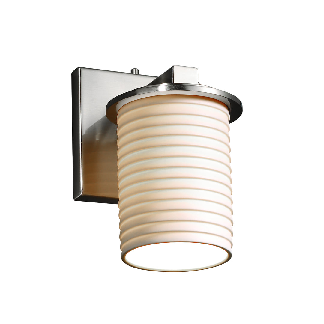 Justice Designs Limoges POR-8771-10-SAWT-NCKL Wall Light - Brushed Nickel