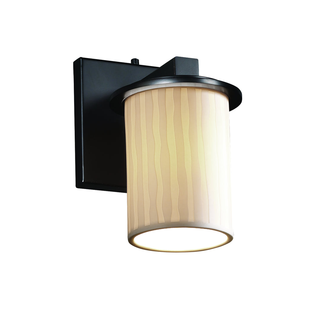 Justice Designs Limoges POR-8771-10-WFAL-MBLK Wall Light - Matte Black
