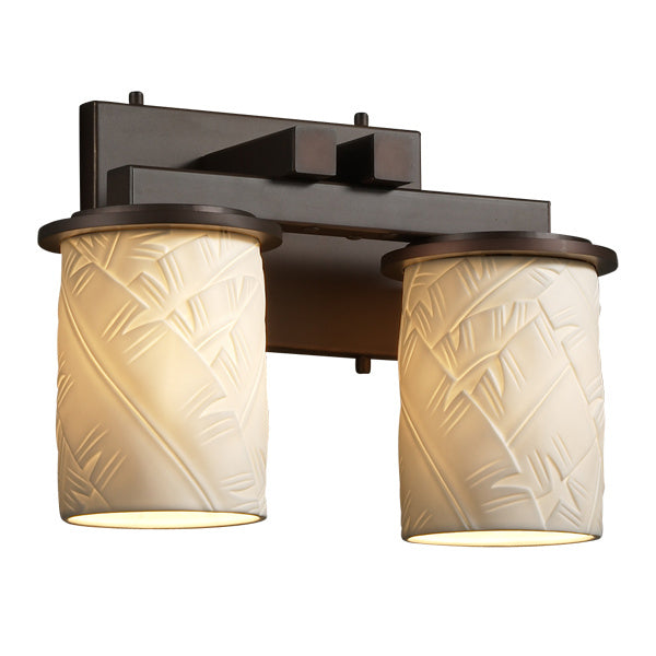 Justice Designs Limoges POR-8772-10-BANL-DBRZ Bath Vanity Light 13 in. wide - Dark Bronze