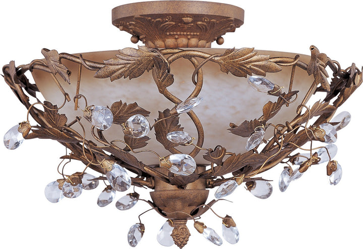 Maxim Elegante 2859EG Ceiling Light - Etruscan Gold