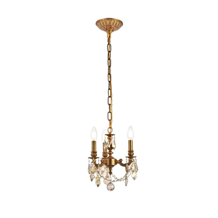 Elegant Lillie 9103D10FG-GT/RC Chandelier Light - French Gold