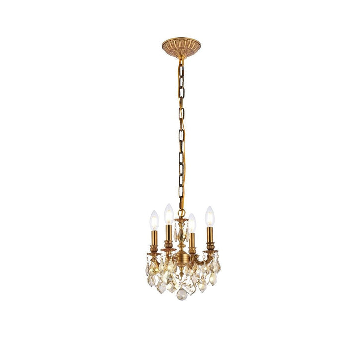 Elegant Lillie 9104D10FG-GT/RC Chandelier Light - French Gold