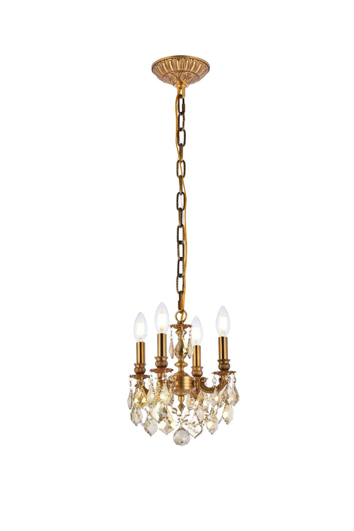 Elegant Lillie 9104D10FG-GT/RC Chandelier Light - French Gold