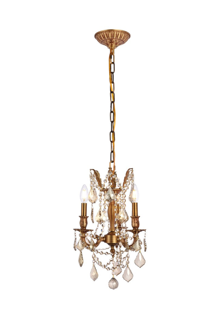 Elegant Rosalia 9203D13FG-GT/RC Chandelier Light - French Gold