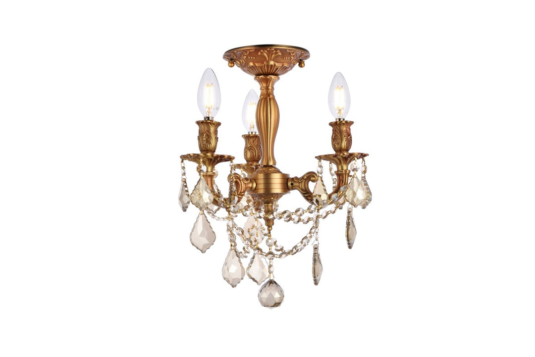 Elegant Rosalia 9203F13FG-GT/RC Ceiling Light - French Gold