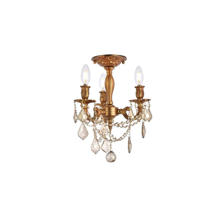 Elegant Rosalia 9203F13FG-GT/RC Ceiling Light - French Gold