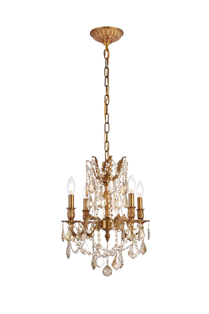 Elegant Rosalia 9204D17FG-GT/RC Chandelier Light - French Gold