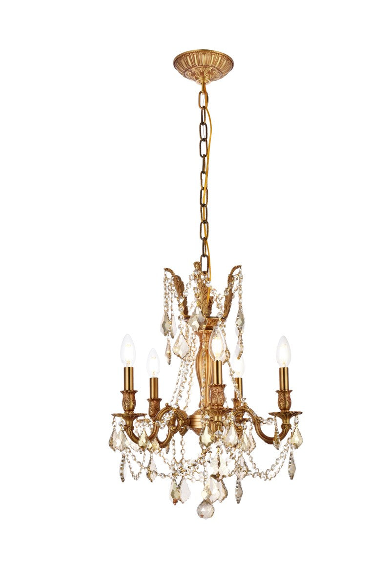 Elegant Rosalia 9205D18FG-GT/RC Chandelier Light - French Gold