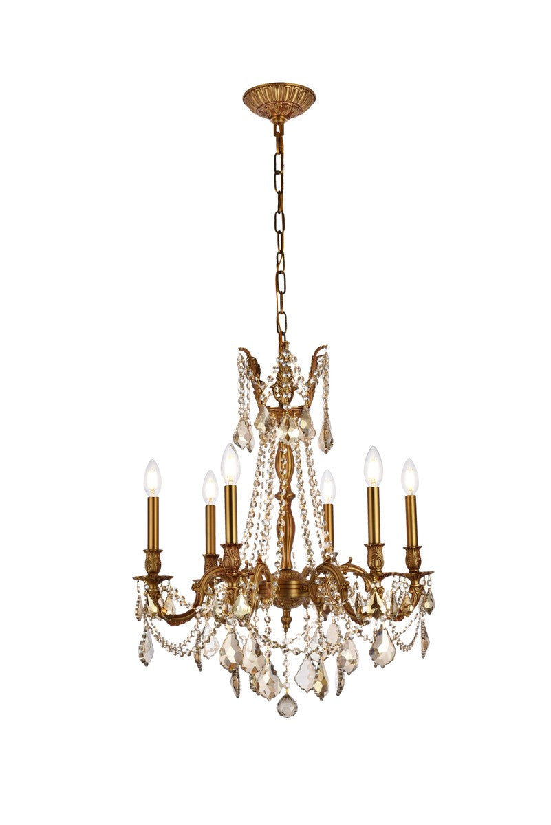 Elegant Rosalia 9206D23FG-GT/RC Chandelier Light - French Gold