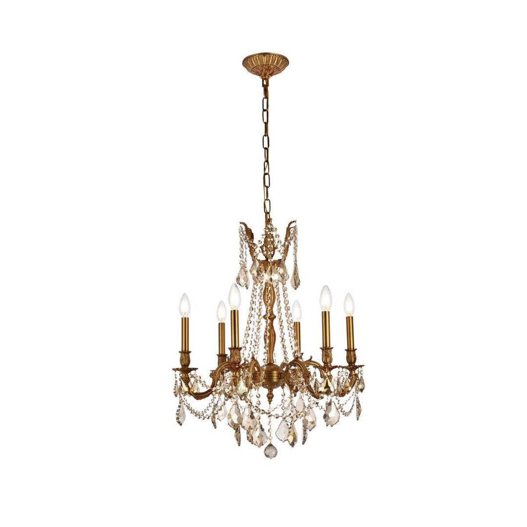 Elegant Rosalia 9206D23FG-GT/RC Chandelier Light - French Gold