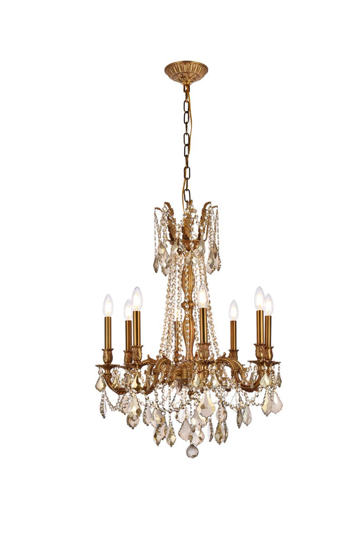 Elegant Rosalia 9208D24FG-GT/RC Chandelier Light - French Gold