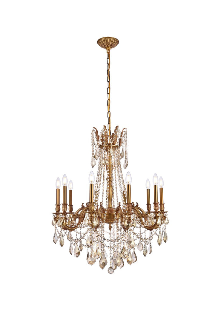 Elegant Rosalia 9210D28FG-GT/RC Chandelier Light - French Gold