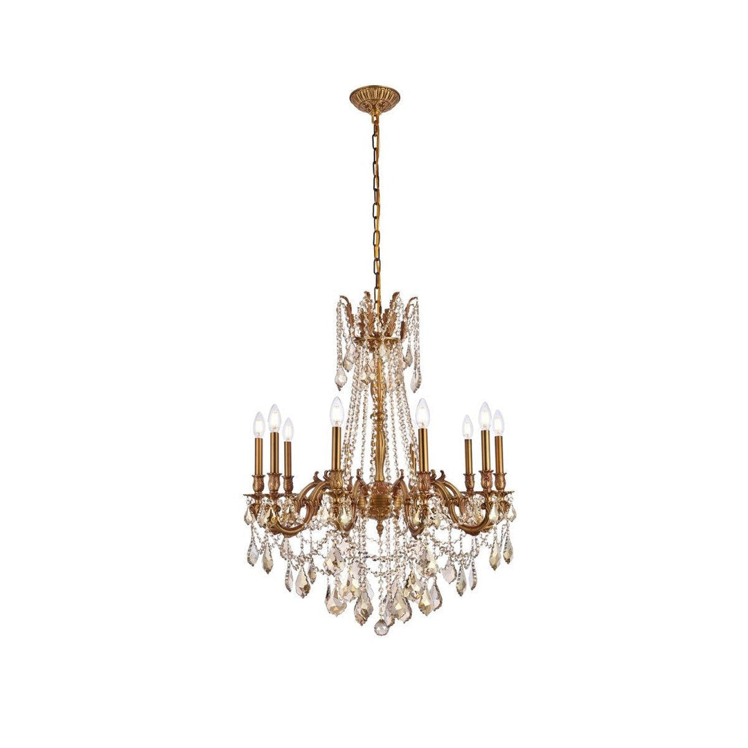 Elegant Rosalia 9210D28FG-GT/RC Chandelier Light - French Gold