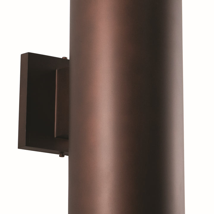 Vaxcel Lighting CO-OWB052BZ Chiasso Two Light Outdoor Wall Mount Outdoor Bronze / Dark