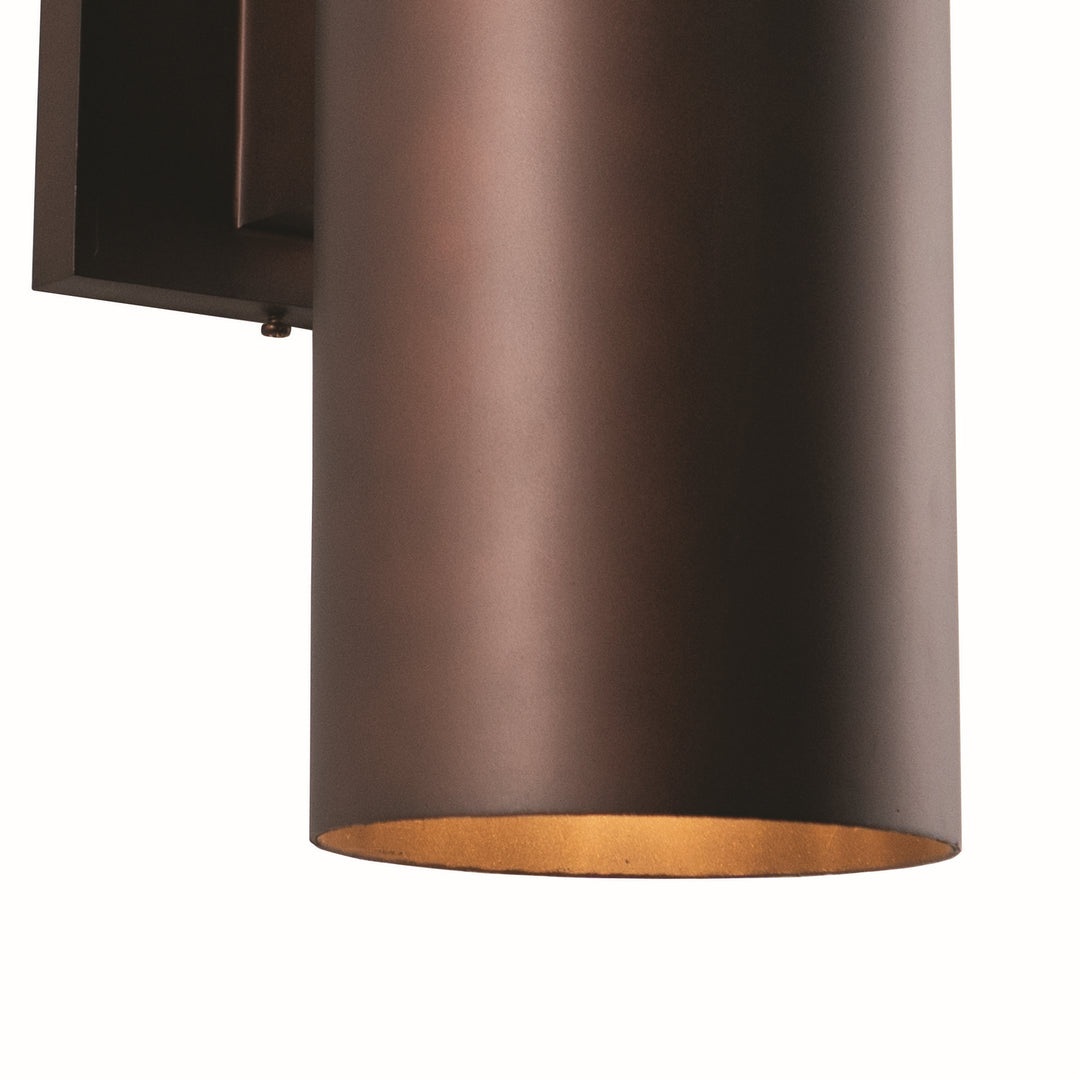 Vaxcel Lighting CO-OWB052BZ Chiasso Two Light Outdoor Wall Mount Outdoor Bronze / Dark
