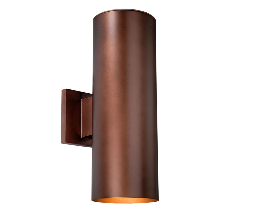 Vaxcel Lighting CO-OWB052BZ Chiasso Two Light Outdoor Wall Mount Outdoor Bronze / Dark