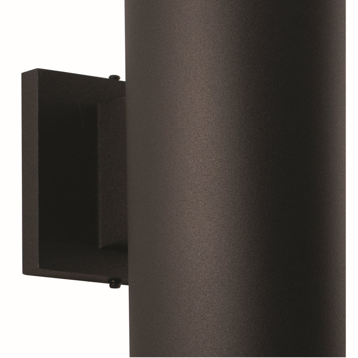 Vaxcel Lighting CO-OWB052TB Chiasso Two Light Outdoor Wall Mount Outdoor Black