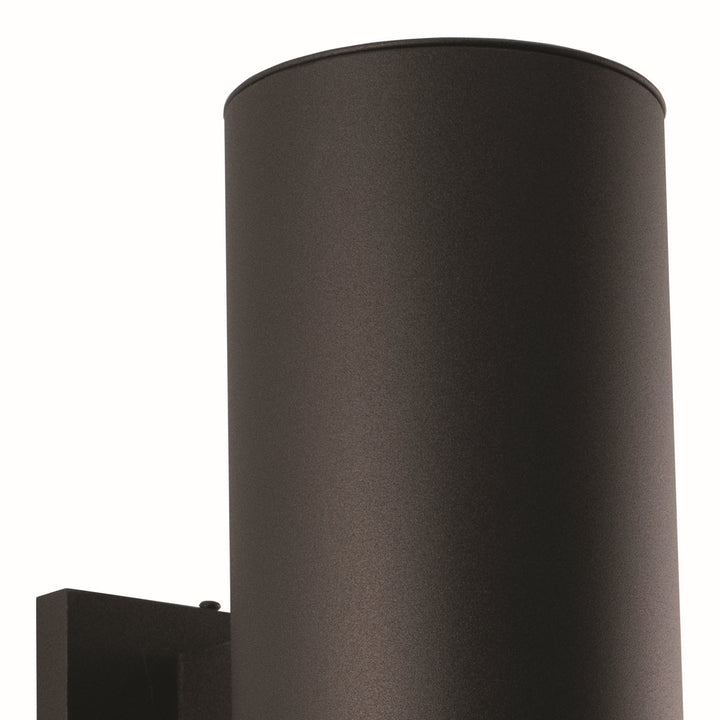 Vaxcel Lighting CO-OWB052TB Chiasso Two Light Outdoor Wall Mount Outdoor Black