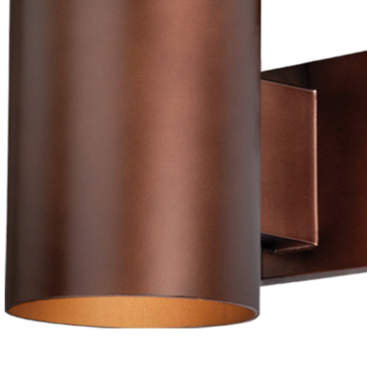 Vaxcel Lighting CO-OWD050BZ Chiasso One Light Outdoor Wall Mount Outdoor Bronze / Dark