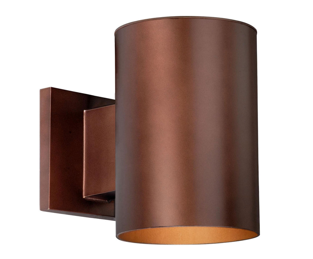 Vaxcel Lighting CO-OWD050BZ Chiasso One Light Outdoor Wall Mount Outdoor Bronze / Dark