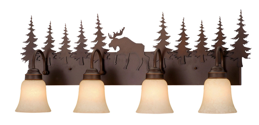 Vaxcel Yellowstone VL55604BBZ Bath Vanity Light 33 in. wide - Burnished Bronze