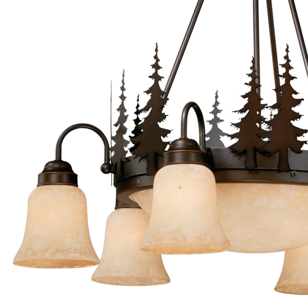 Vaxcel Yosemite CH55506BBZ Chandelier Light - Burnished Bronze
