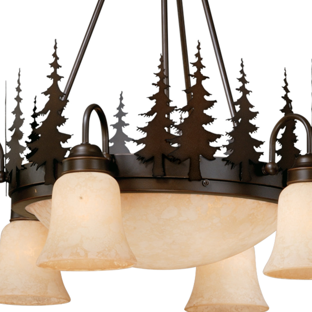 Vaxcel Yosemite CH55506BBZ Chandelier Light - Burnished Bronze