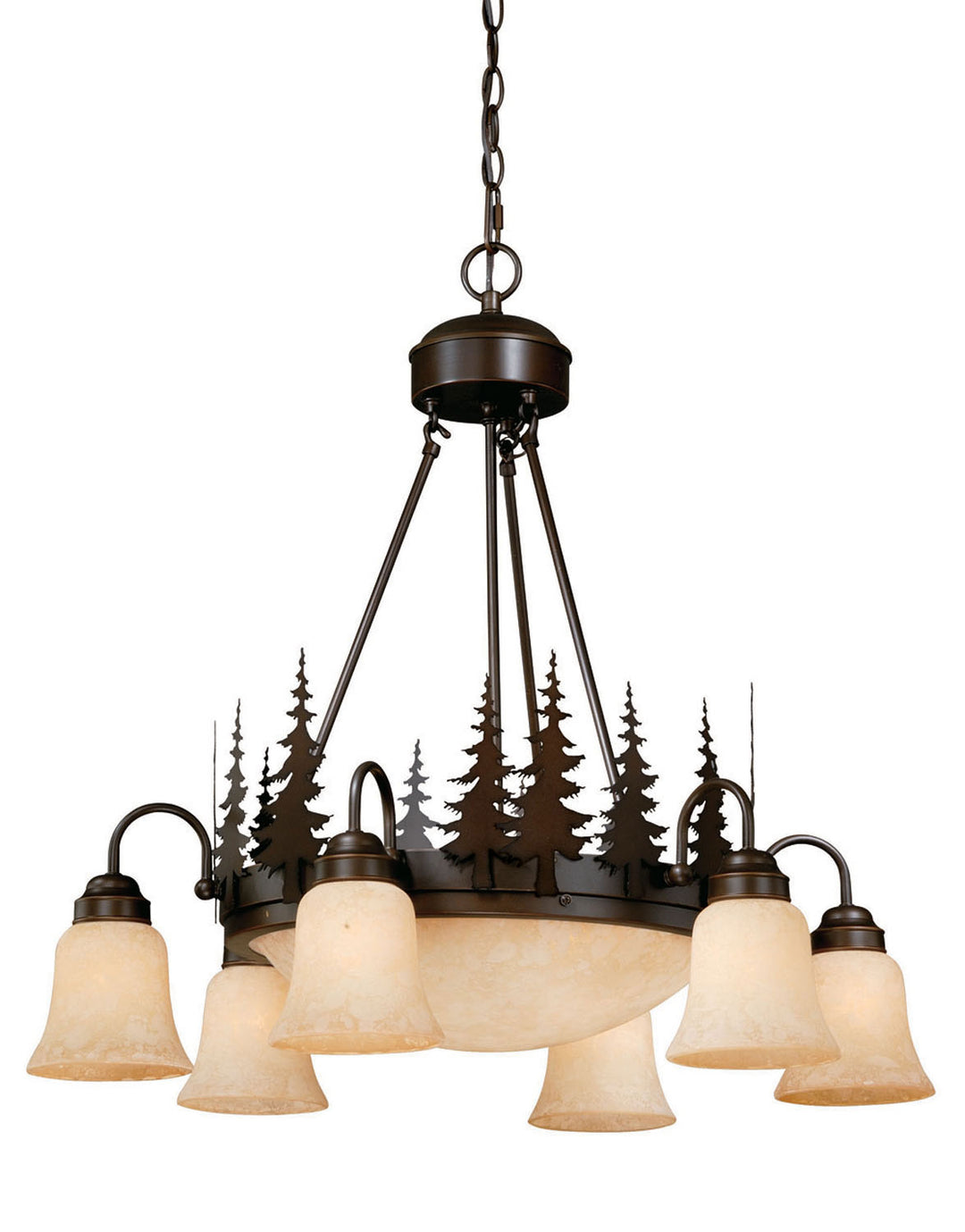 Vaxcel Yosemite CH55506BBZ Chandelier Light - Burnished Bronze