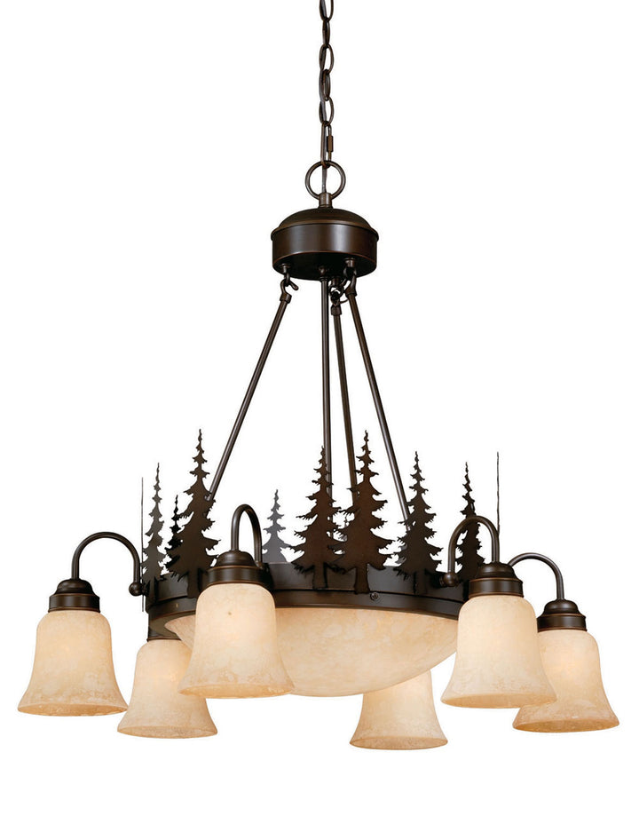 Vaxcel Yosemite CH55506BBZ Chandelier Light - Burnished Bronze