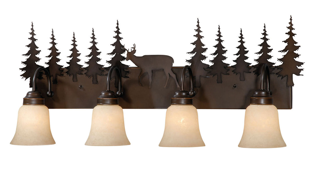 Vaxcel Bryce VL55404BBZ Bath Vanity Light 33 in. wide - Burnished Bronze