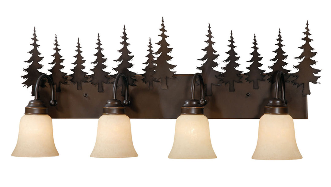 Vaxcel Yosemite VL55504BBZ Bath Vanity Light 33 in. wide - Burnished Bronze