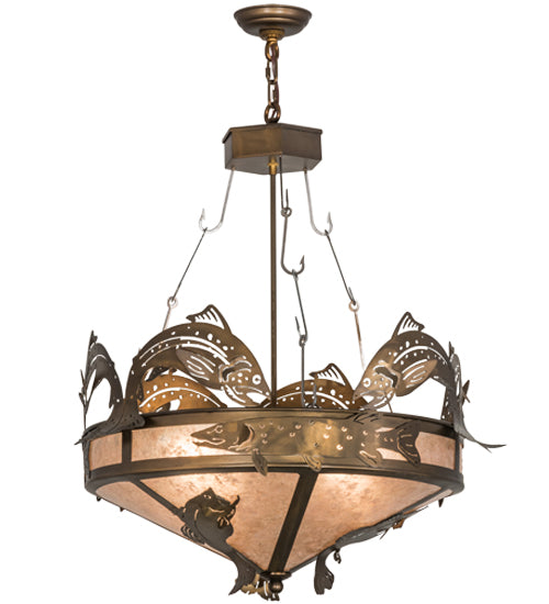 Meyda Tiffany Catch Of The Day 32124 Pendant Light - Antique Copper