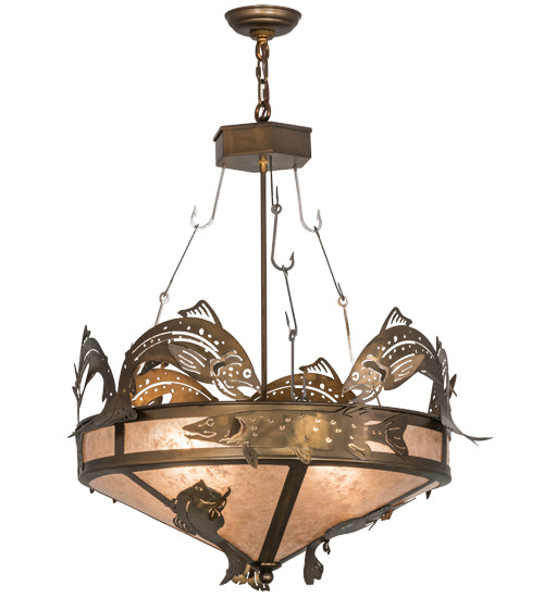 Meyda Tiffany Catch Of The Day 32124 Pendant Light - Antique Copper