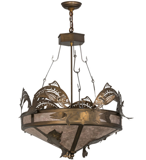 Meyda Tiffany Catch Of The Day 32124 Pendant Light - Antique Copper