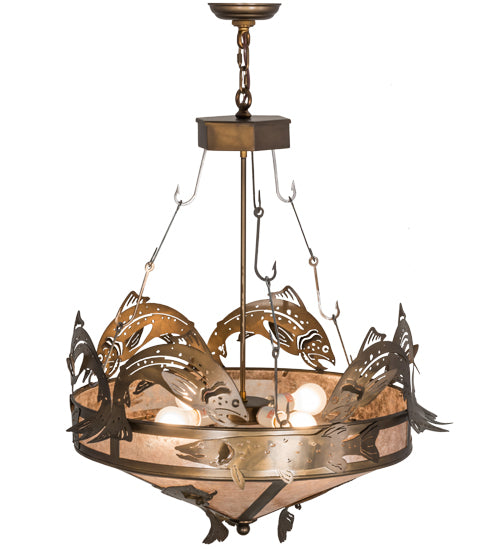 Meyda Tiffany Catch Of The Day 32124 Pendant Light - Antique Copper