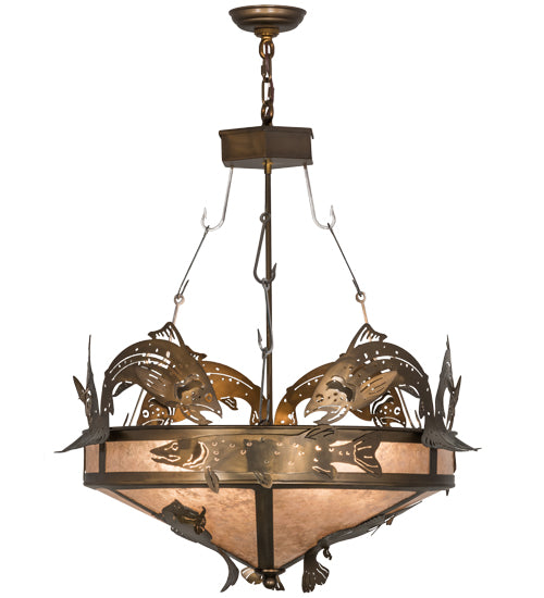 Meyda Tiffany Catch Of The Day 32124 Pendant Light - Antique Copper