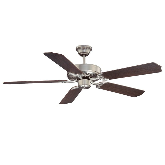 Savoy House Builder Specialty 52-FAN-5CN-SN Ceiling Fan 52 - Satin Nickel, Chestnut/