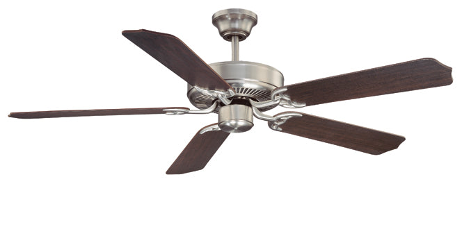 Savoy House Builder Specialty 52-FAN-5CN-SN Ceiling Fan 52 - Satin Nickel, Chestnut/