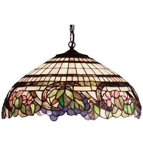 Meyda Tiffany Handel Grapevine 32176 Pendant Light - Purple Pr Pink Pbnawr