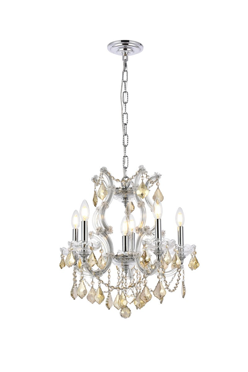 Elegant Maria Theresa 2800D20C-GT/RC Chandelier Light - Chrome