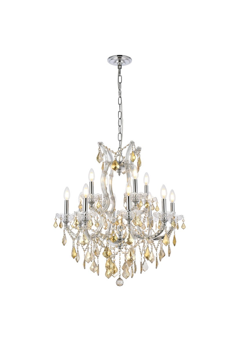 Elegant Maria Theresa 2800D27C-GT/RC Chandelier Light - Chrome