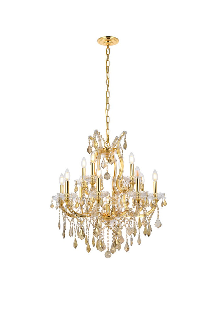 Elegant Maria Theresa 2800D27G-GT/RC Chandelier Light - Gold