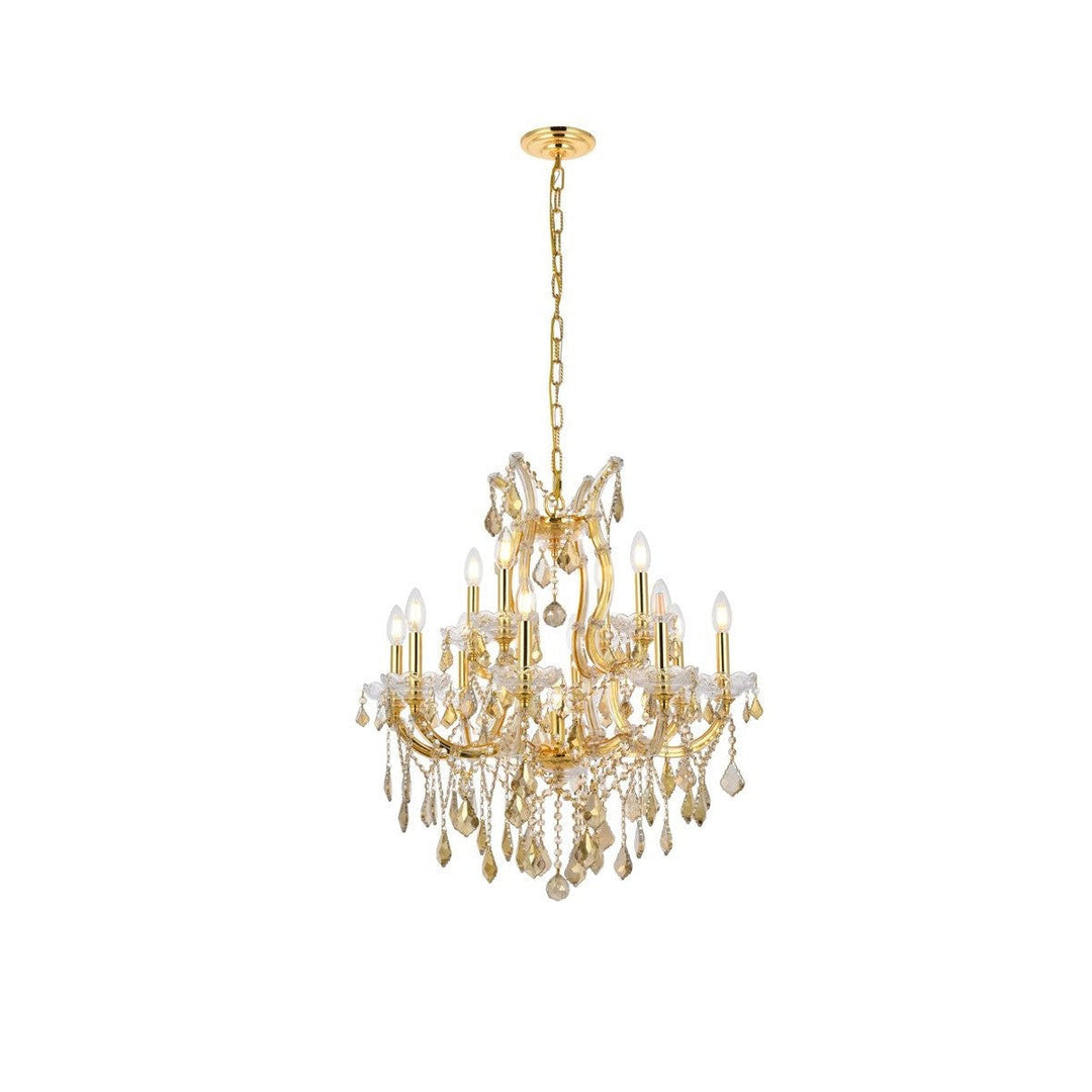 Elegant Maria Theresa 2800D27G-GT/RC Chandelier Light - Gold