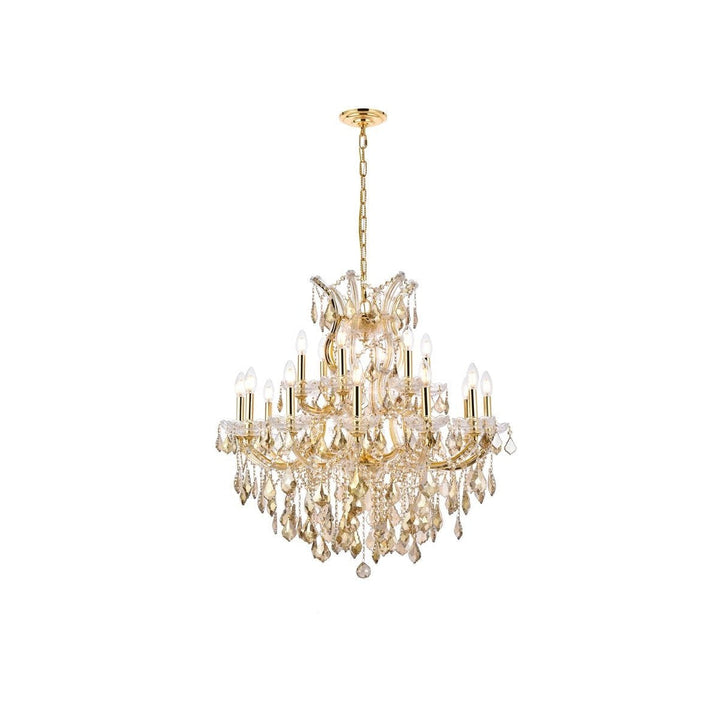 Elegant Maria Theresa 2800D30G-GT/RC Chandelier Light - Gold