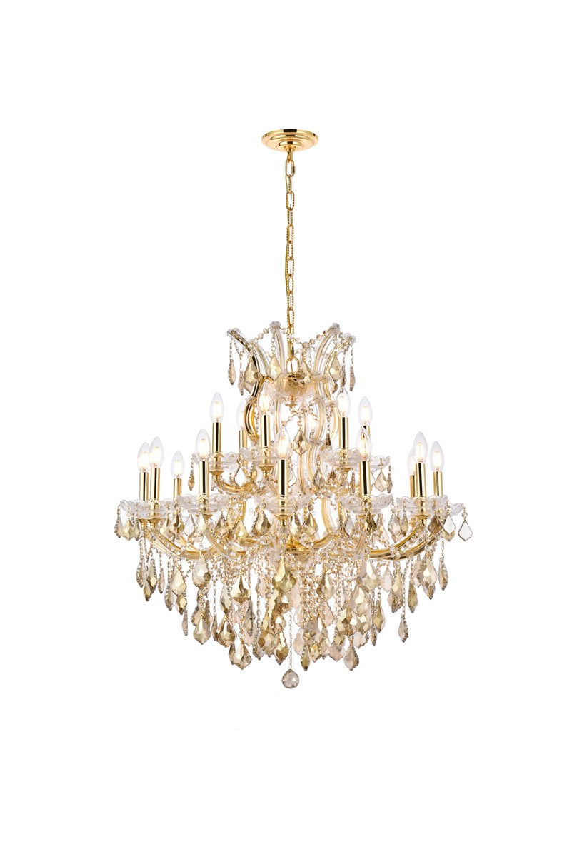 Elegant Maria Theresa 2800D30G-GT/RC Chandelier Light - Gold