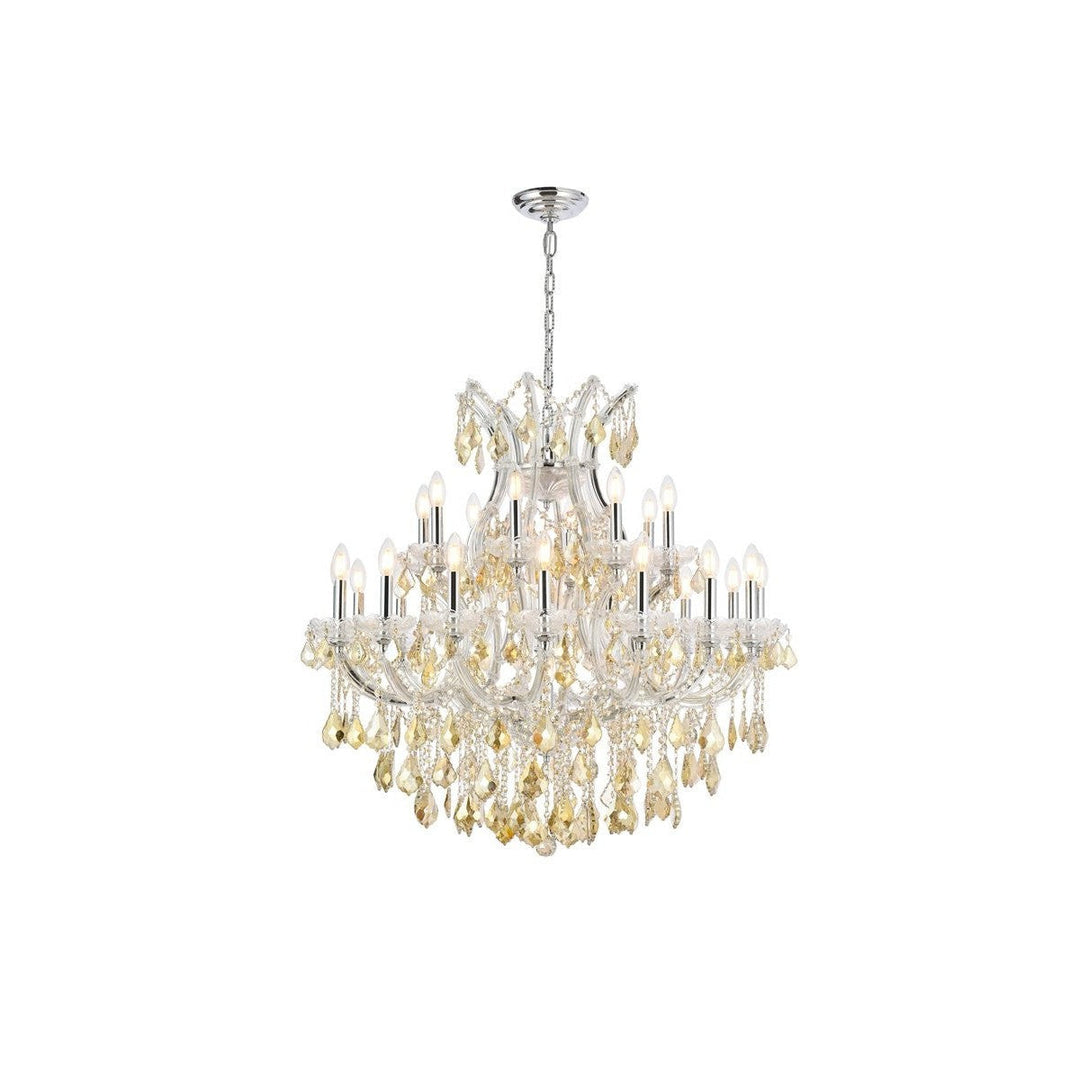 Elegant Maria Theresa 2800D36C-GT/RC Chandelier Light - Chrome