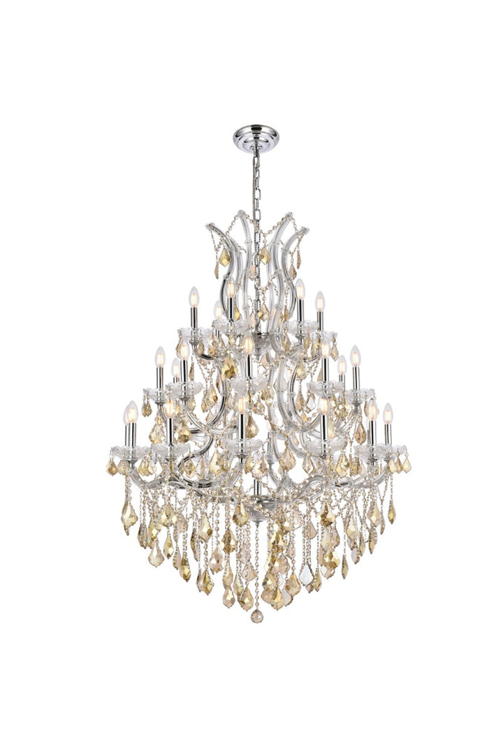 Elegant Maria Theresa 2800D38C-GT/RC Chandelier Light - Chrome