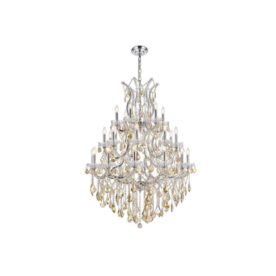 Elegant Maria Theresa 2800D38C-GT/RC Chandelier Light - Chrome