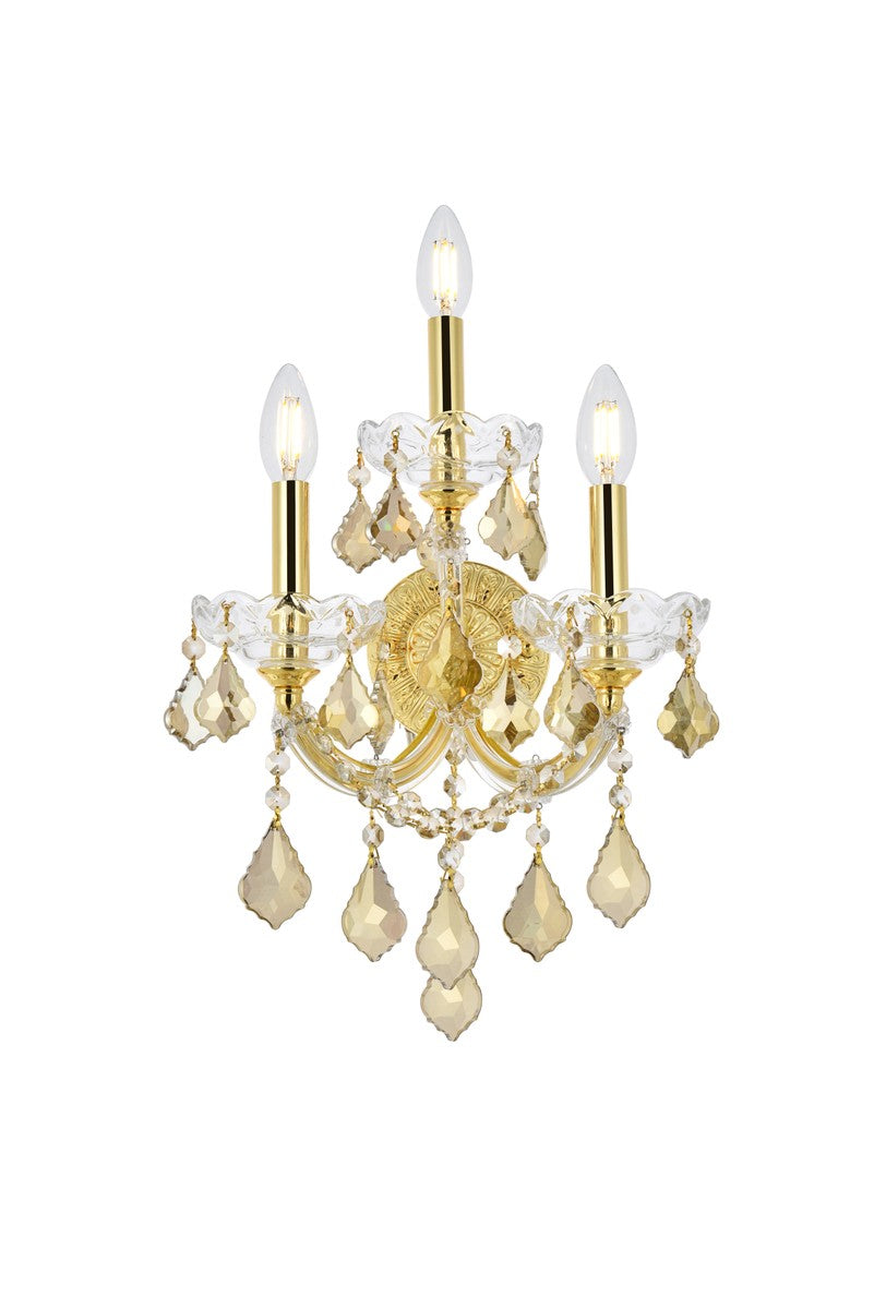 Elegant Maria Theresa 2800W3G-GT/RC Wall Sconce Light - Gold