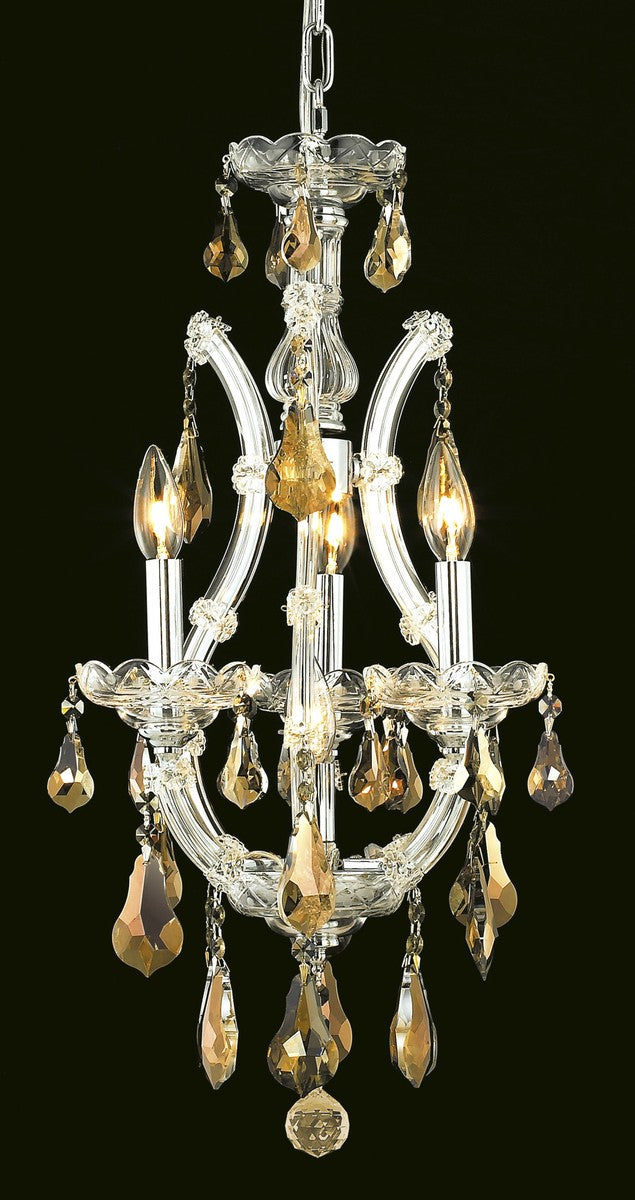 Elegant Maria Theresa 2801D12C-GT/RC Chandelier Light - Chrome